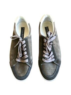 Aston Grey Sneakers Suede Lace Up in Grey, Men’s (9.5)